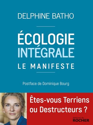 cover image of Ecologie intégrale